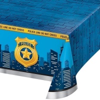 Toalha de mesa da polícia - 1,37 x 2,59 cm