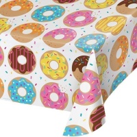 Toalha de Mesa de Donuts - 1,37 x 2,59 m