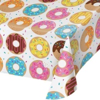 Toalha de mesa Donuts - 1,37 x 2,59 m