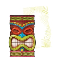 Convites Totem Havaiano - 25 unid.