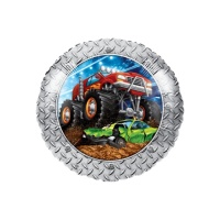 Balão redondo Monster Trucks 45cm - Creative Converting