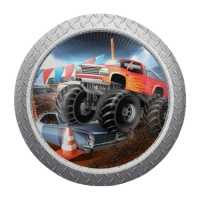 Pratos de Monster Trucks de 22 cm - 8 unidades