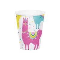 Copos de Llamas de 266 ml - 8 unidades