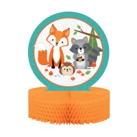 Centro de mesa Animais da floresta