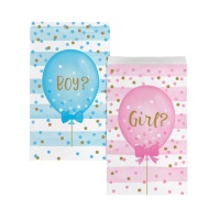 Sacos de papel de Boy ou Girl? - 10 unidades