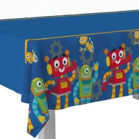 Toalha de mesa Robot - 1,37 x 2,59 m