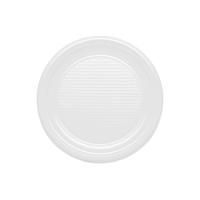 Pratos redondos brancos de 22 cm - Maxi products - 10 unidades