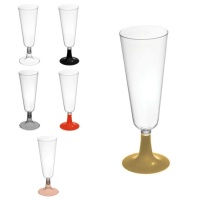 Copo de plástico de 150 ml com cores de cava - 4 unidades