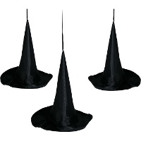 Chapéus de bruxa para pendurar - 3 peças