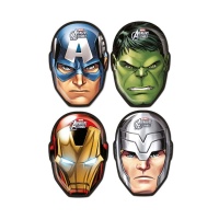 Máscaras de Os Vingadores - 6 unidades