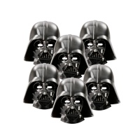 Máscaras Star Wars Darth Vader - 6 unid.