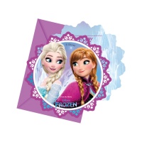 Convites de Frozen - 6 unidades