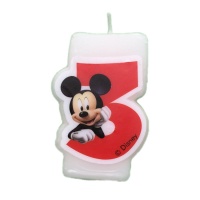 Vela número 3 de Mickey Mouse