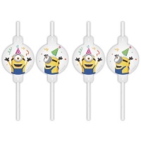 Palhinhas Minions - 4 unidades