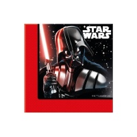 Guardanapos de Star Wars Darth Vader de 16,5 x 16,5 cm - 20 unidades
