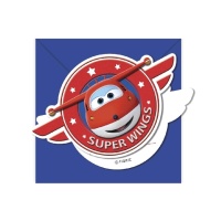 Convites de Super Wings - 6 unidades