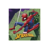 Guardanapos do incrível Spiderman de 16,5 x 16,5 cm - 20 unidades