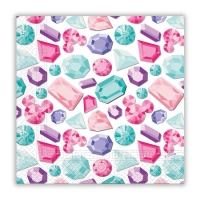 Guardanapos de Minnie Diamantes de 16,5 x 16,5 cm - 20 unidades