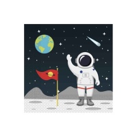 Guardanapos Outer Space Adventures 16,5 x 16,5 cm - 20 unid.