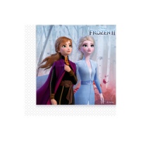 Guardanapos Frozen II 16,5 x 16,5 cm - 20 unidades