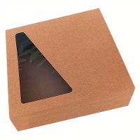 Caixa para roscón de Reyes de 32 x 32 x 8 cm kraft