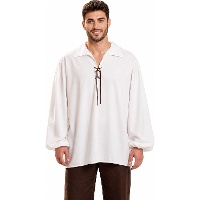 Camisa medieval para homem