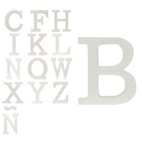 Letra de madeira 11 cm - 1 peça