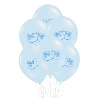 Balões de látex com botinhas de bebé 30 cm - PartyDeco - 50 unidades