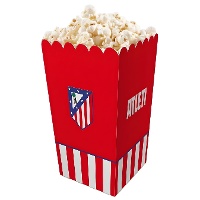 Caixa do Atlético de Madrid vermelha com escudo - 3 unidades