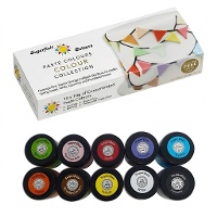 Conjunto de corantes em pasta 10 gr - Sugarflair - 10 unid.