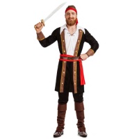Fato de pirata elegante para adulto