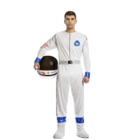 Fato de astronauta branco para homem