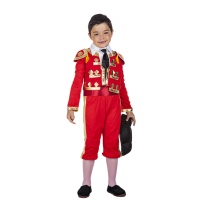 Fato de toureiro vermelho para crianças