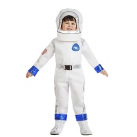 Fato de astronauta branco infantil