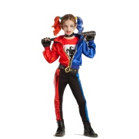Disfarce de Harley supervilã infantil
