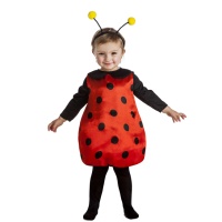 Fato de joaninha vermelho para criança