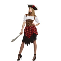 Fato de pirata para mulher