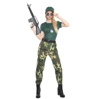 Fato militar para mulher