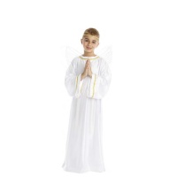 Disfarce de anjo com asas de bebé