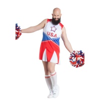 Disfarce de Cheerleader USA para homem