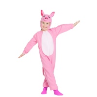 Fato de porquinho cor-de-rosa para crianças