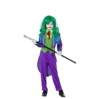 Fato de palhaço Joker para rapariga