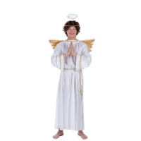 Fato de anjo com asas douradas para homem