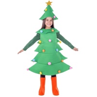 Fato de árvore de Natal para crianças