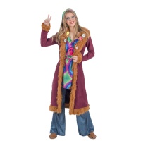 Fato de hippie com casaco para mulher