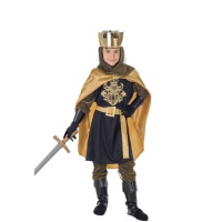 Traje Rei Medieval para Crianças