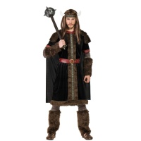 Fato de Viking Escandinavo Preto para homem