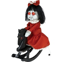 Boneca animada de terror com luz e som