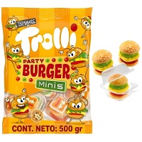 Mini hambúrgueres - embalagem individual - Trolli - 500 g
