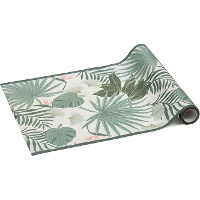 Caminho de mesa 40 cm folhas tropicais - 5 m
